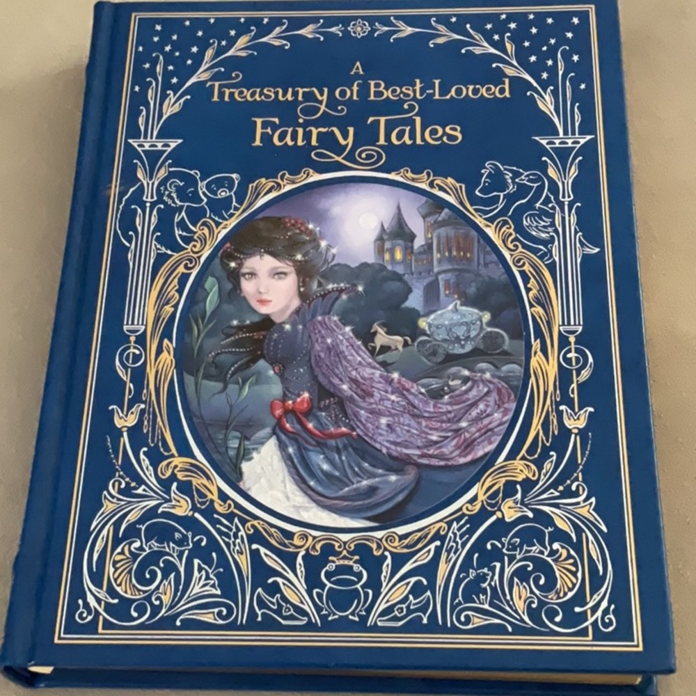 A Treasury of Best-Loved Fairy Tales - Blue Hardcover